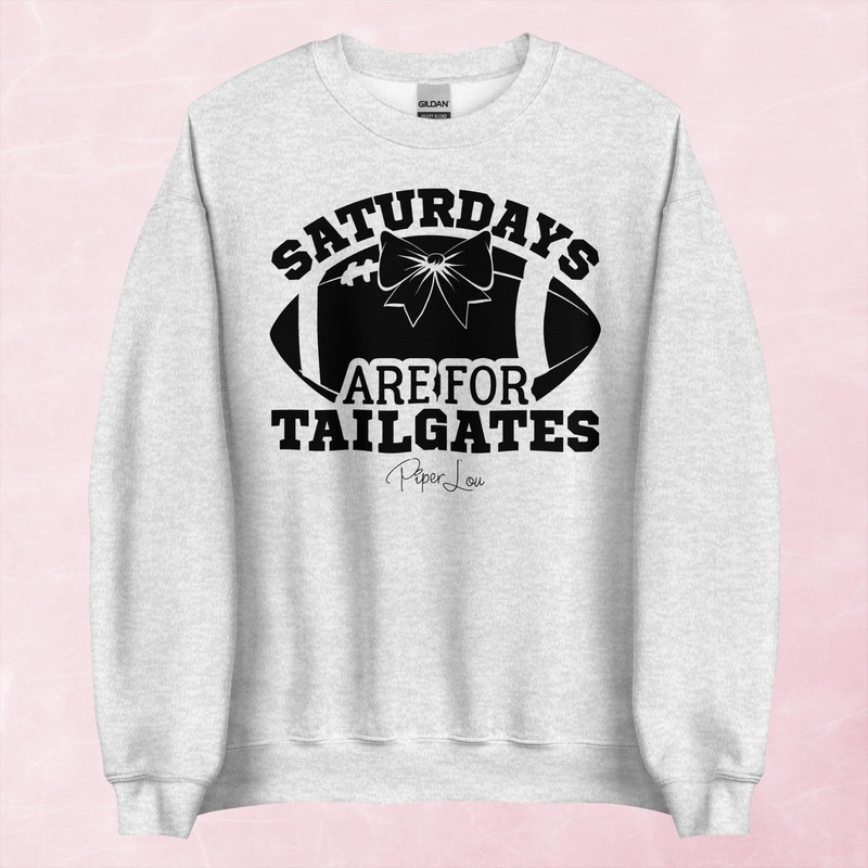 Saturdays Are For Tailgates Graphic Crewneck Sweatshirt