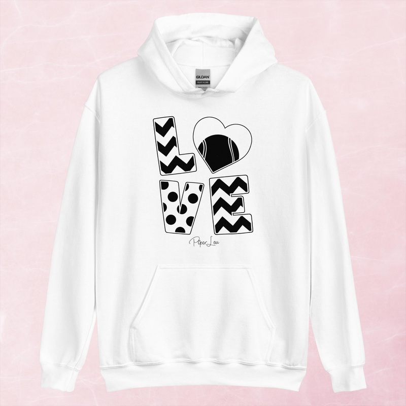 Tennis Love Cute Graphic Hoodie