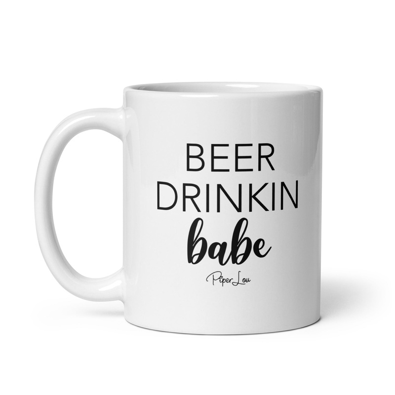 Beer Drinkin Babe Ceramic Coffee Mug