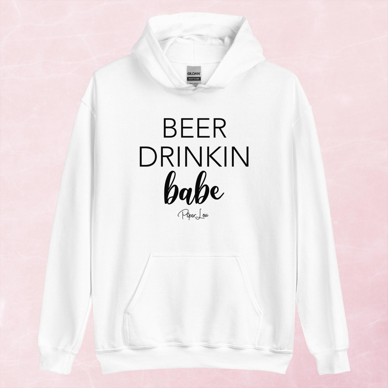 Beer Drinkin Babe Graphic Hoodie