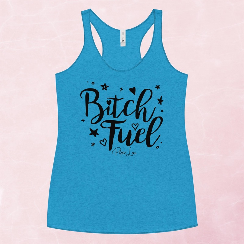 Bitch Fuel Graphic Tank Top|Purple Rush|Vintage Red|Vintage Turquoise|Heather White|XS|S|M|L|XL