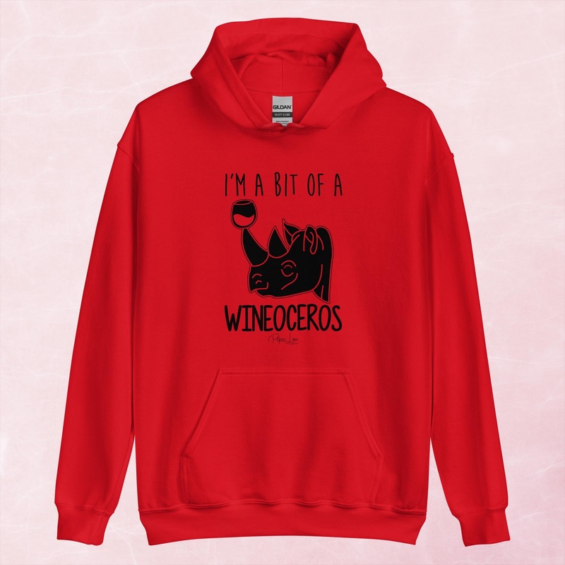 I’m A Bit Of A Wineoceros Graphic Hoodie
