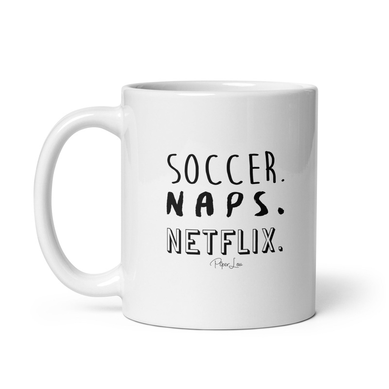 Soccer Naps Netflix Ceramic Coffee Mug