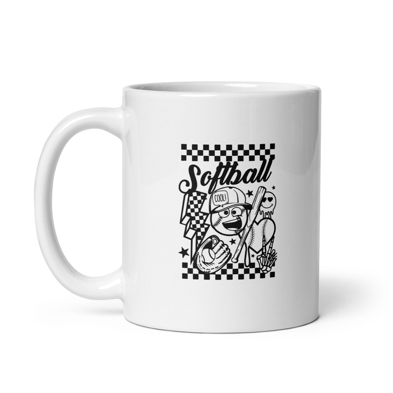 Softball Ceramic Coffee Mug|11 oz|15 oz|20 oz