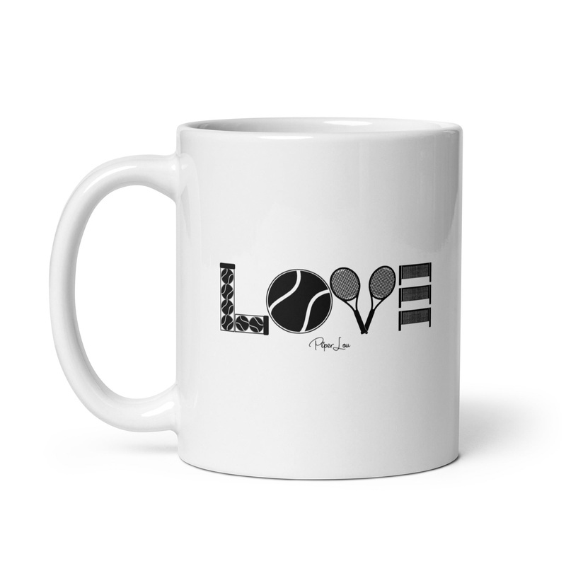 Tennis Love Ceramic Coffee Mug