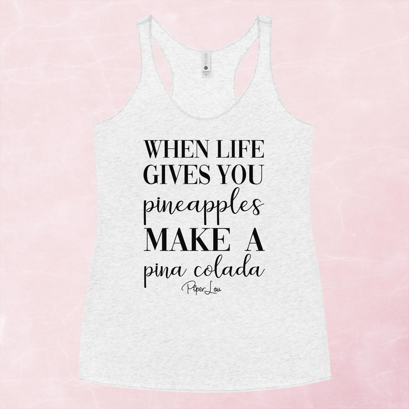 When Life Gives You Pineapples Graphic Tank Top