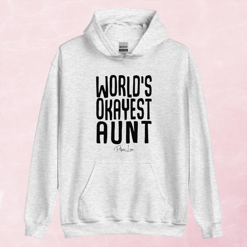 World’s Okayest Aunt Graphic Hoodie