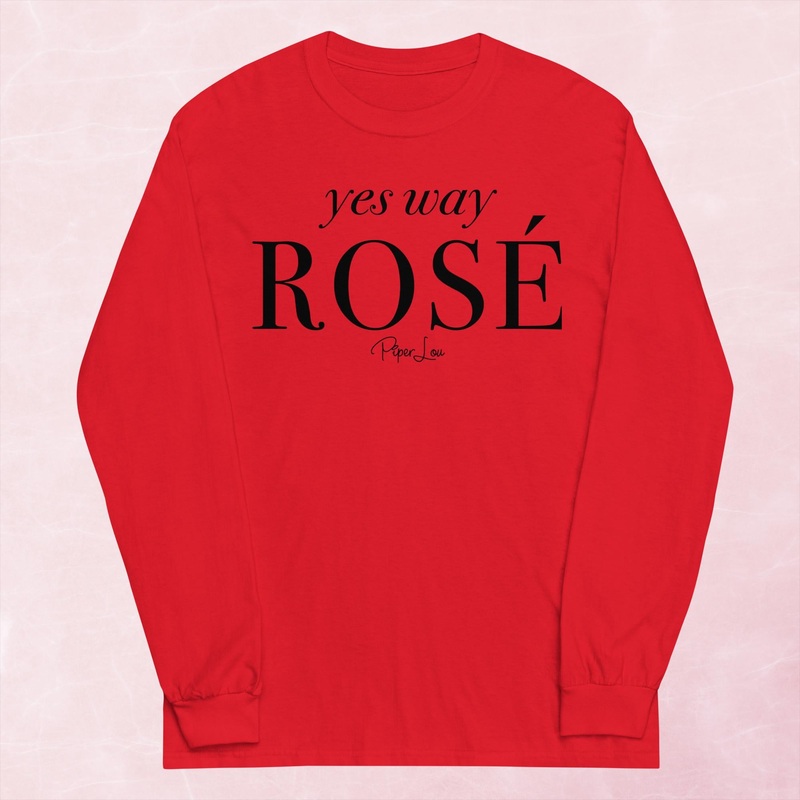 Yes Way Rose Graphic Long Sleeve Tee