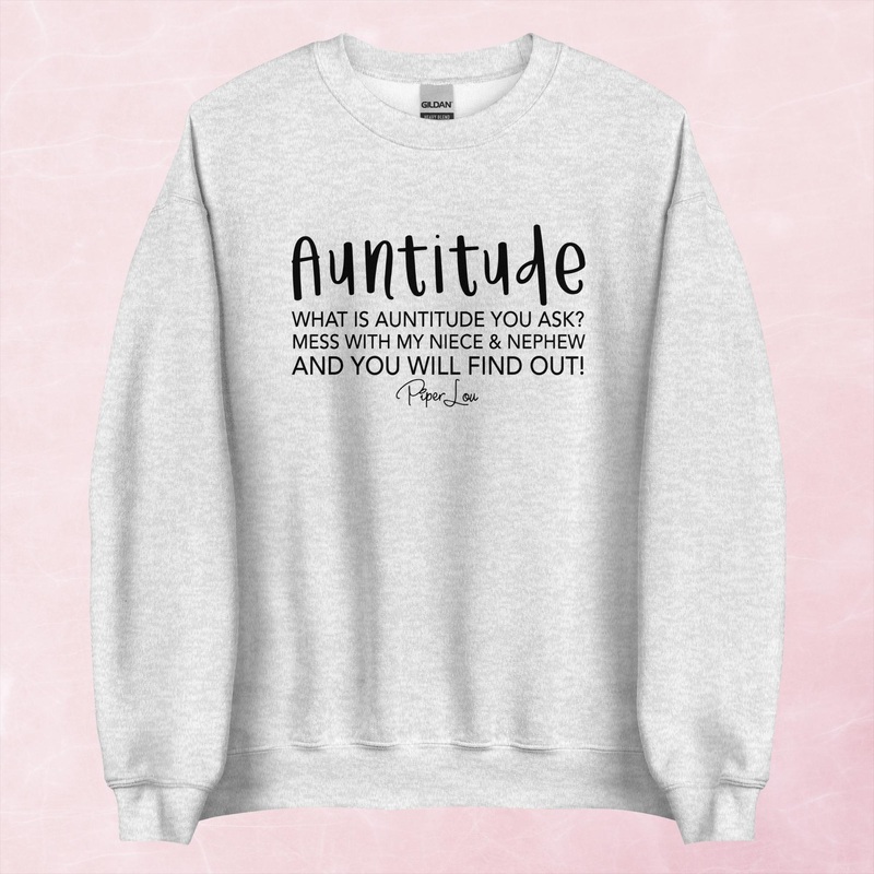Auntitude Graphic Crewneck Sweatshirt