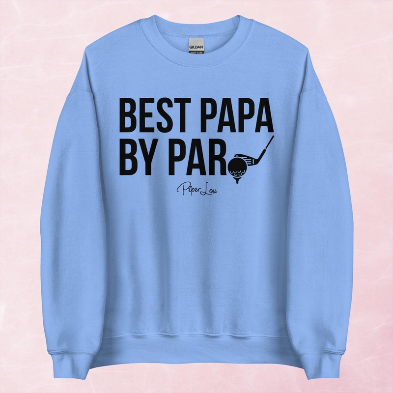 Best Papa By Par Graphic Crewneck Sweatshirt