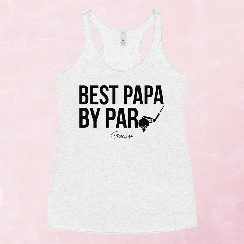 Best Papa By Par Graphic Tank Top