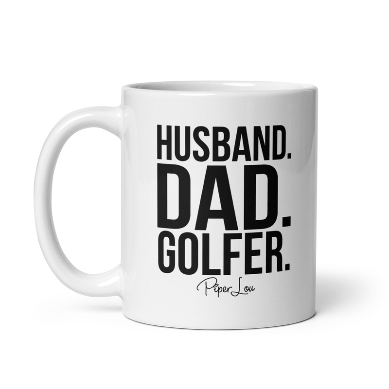 Husband Dad Golfer Ceramic Coffee Mug