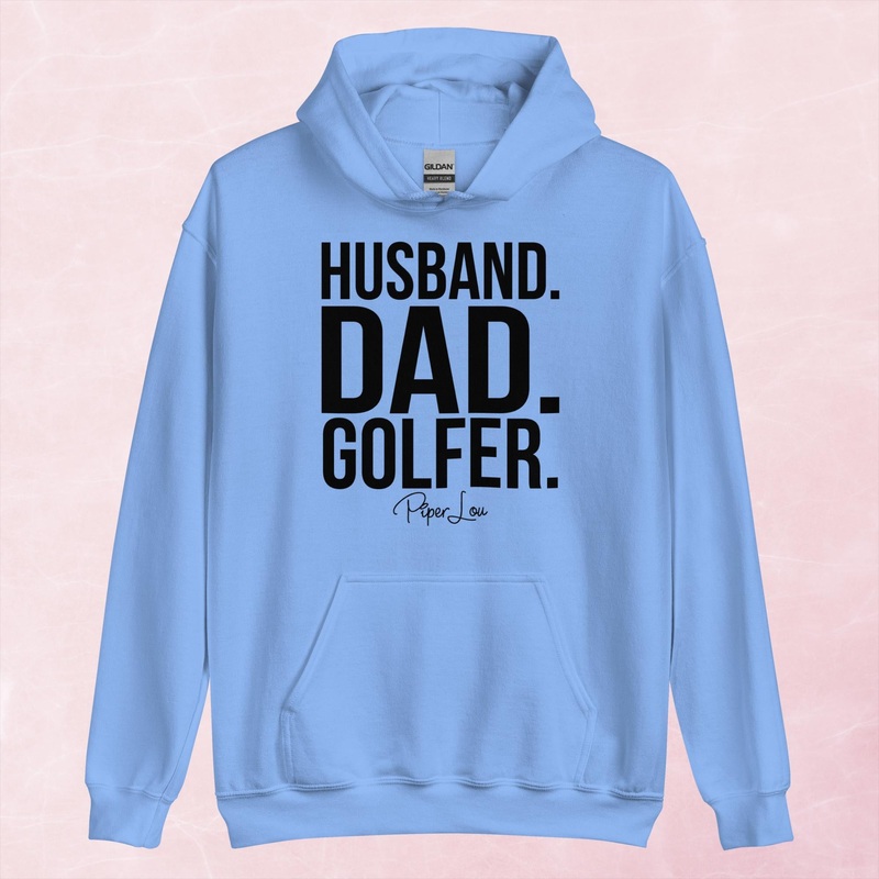 Husband Dad Golfer Graphic Hoodie