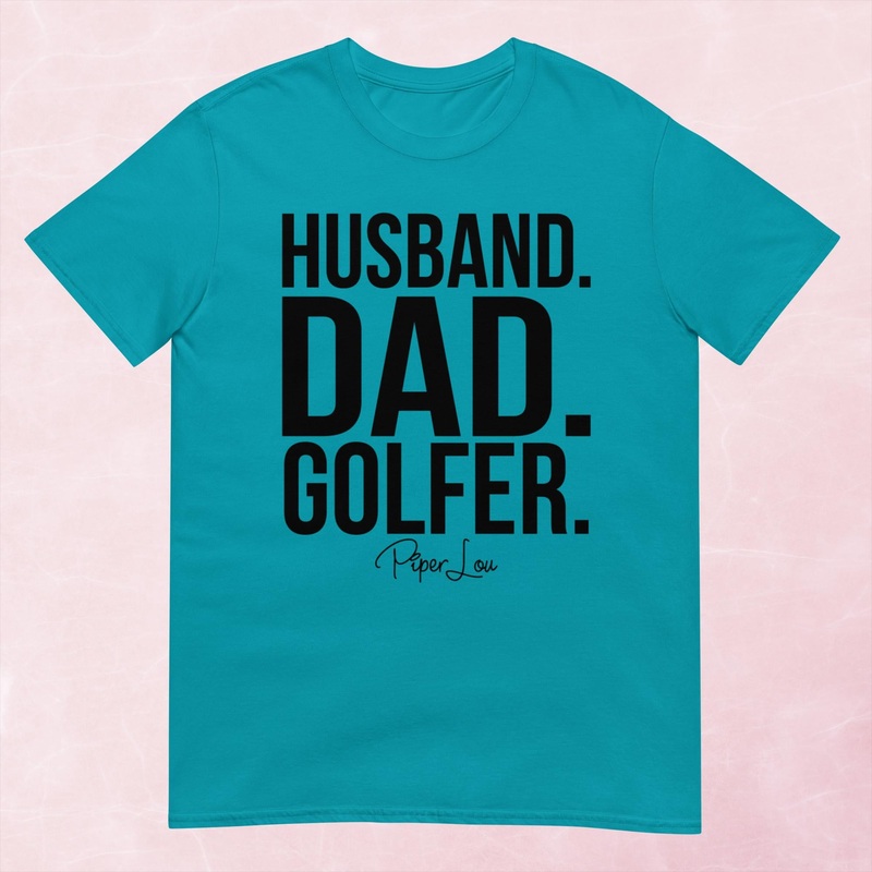 Husband Dad Golfer Graphic Tee