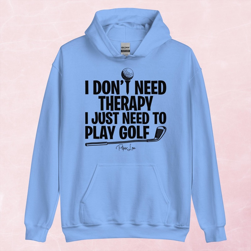 I Just Need To Play Golf Graphic Hoodie