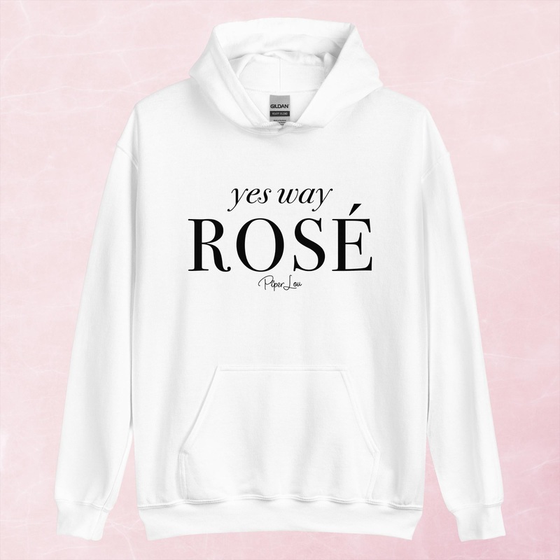 Yes Way Rose Graphic Hoodie|Red|Heliconia|Irish Green|Orange|Military Green|Carolina Blue|Gold|Sand|Light Pink|Ash|White|S|M|L|XL|2XL|3XL|4XL|5XL