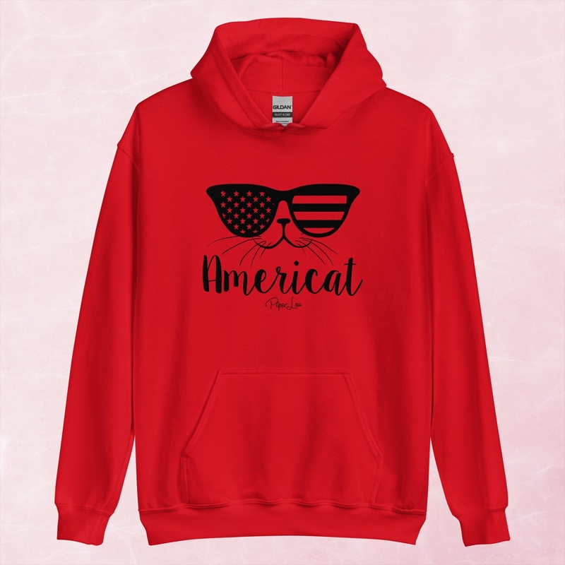 Americat Graphic Hoodie|Red|Heliconia|Irish Green|Orange|Military Green|Carolina Blue|Gold|Sand|Light Pink|Ash|White|S|M|L|XL|2XL|3XL|4XL|5XL