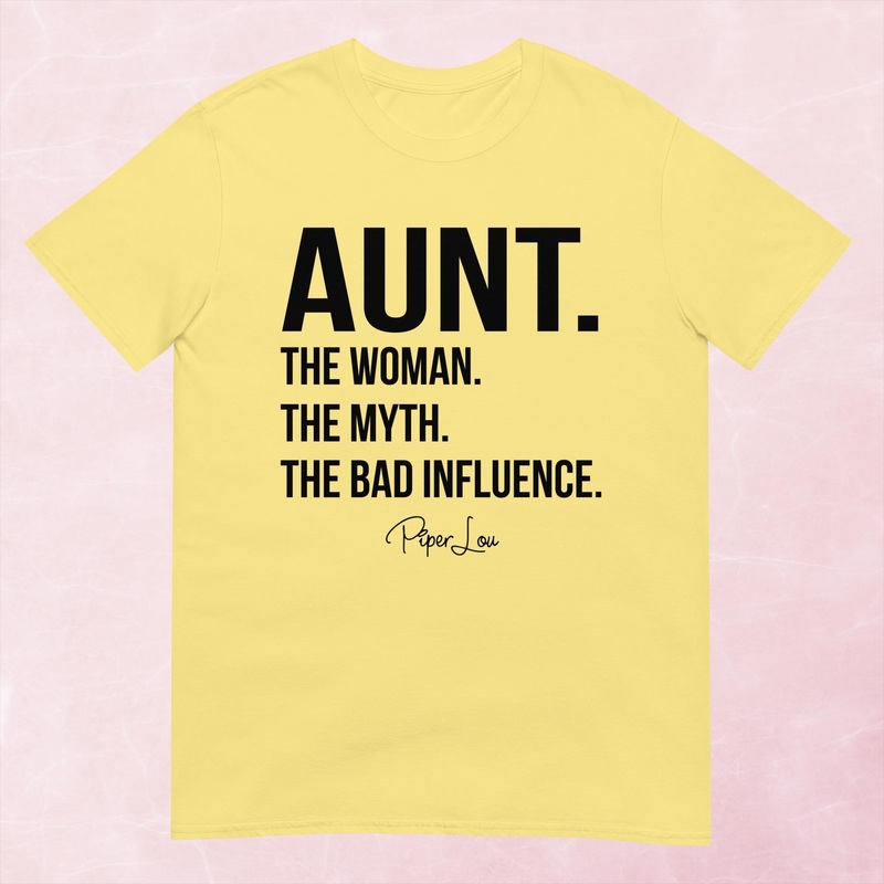 Aunt Graphic Tee|Heather Red|Tropical Blue|Sand|Light Blue|Sport Grey|Cornsilk|White|S|M|L|XL|2XL|3XL