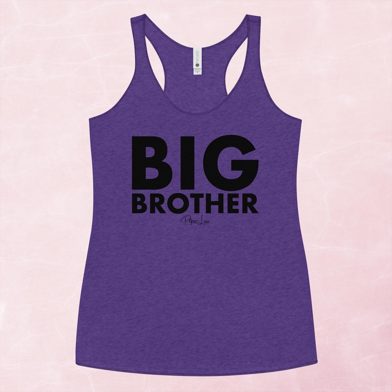 Big Brother Graphic Tank Top|Purple Rush|Vintage Red|Vintage Turquoise|Heather White|XS|S|M|L|XL