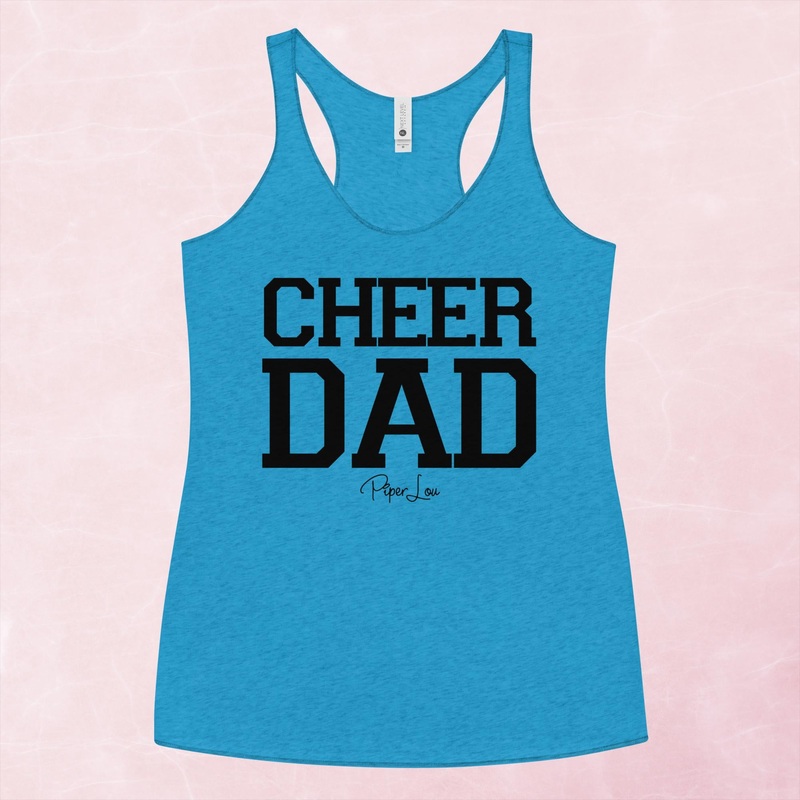 Cheer Dad Graphic Tank Top|Purple Rush|Vintage Red|Vintage Turquoise|Heather White|XS|S|M|L|XL