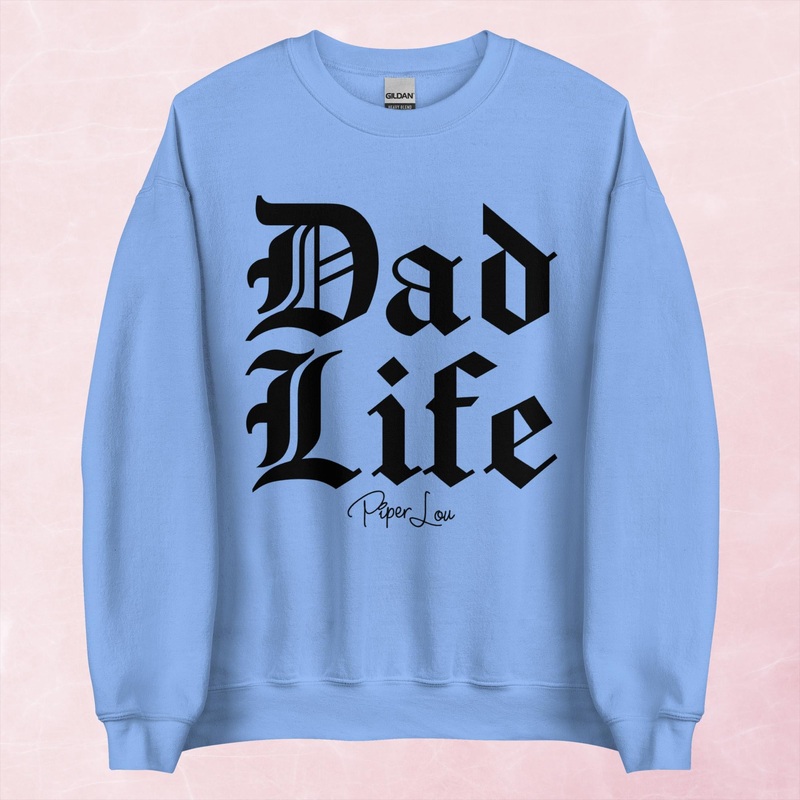 Dad Life Graphic Crewneck Sweatshirt