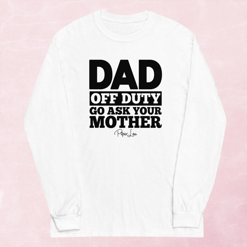 Dad Off Duty Graphic Long Sleeve Tee