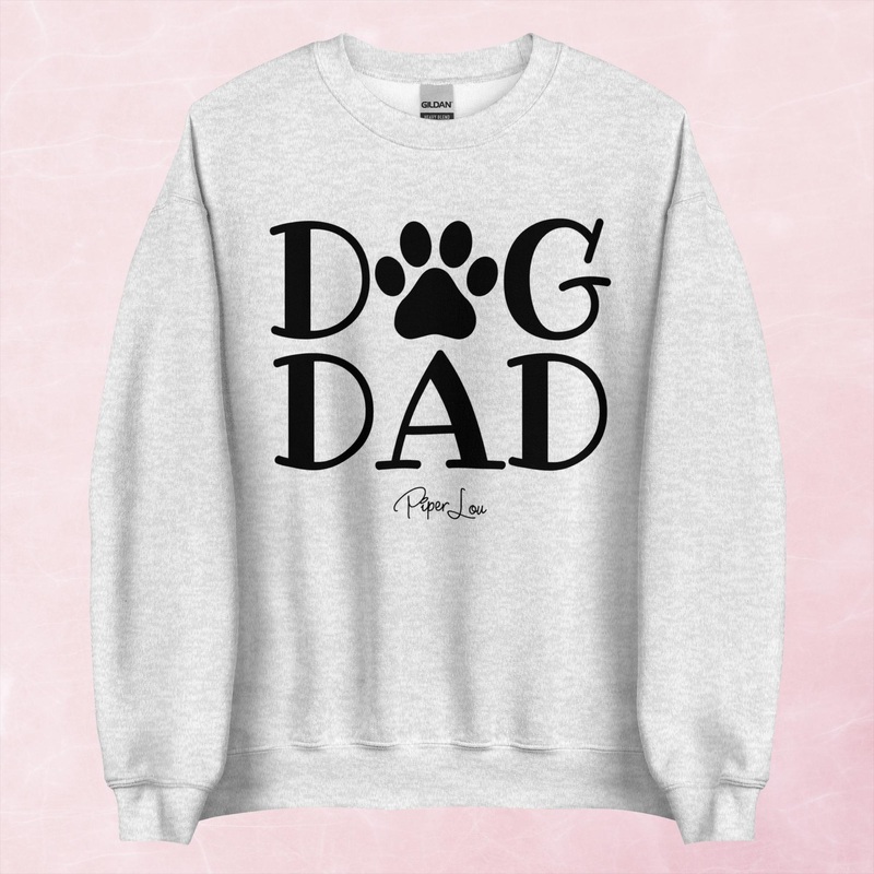 Dog Dad Graphic Crewneck Sweatshirt