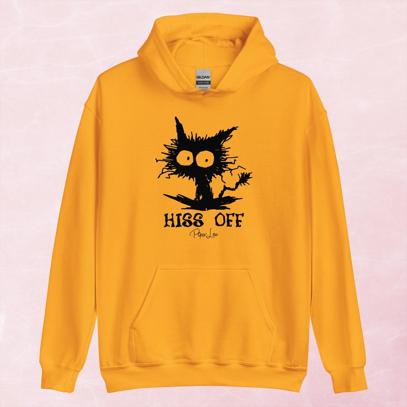 Hiss Off Graphic Hoodie|Red|Heliconia|Irish Green|Orange|Military Green|Carolina Blue|Gold|Sand|Light Pink|Ash|White|S|M|L|XL|2XL|3XL|4XL|5XL