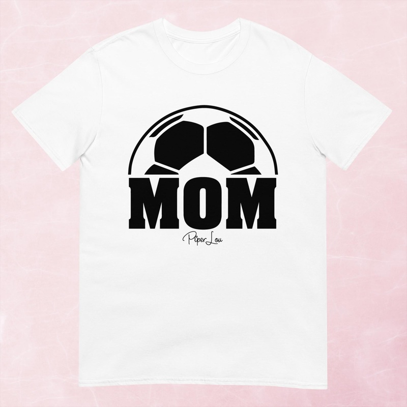 Soccer Mom Graphic Tee|Heather Red|Tropical Blue|Sand|Light Blue|Sport Grey|Cornsilk|White|S|M|L|XL|2XL|3XL