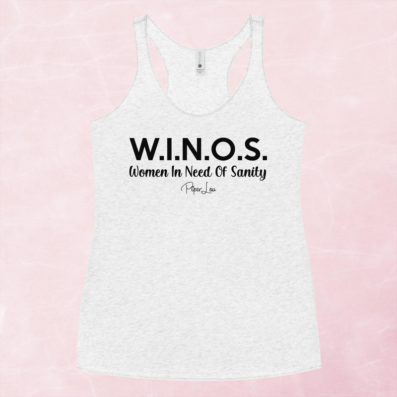 WINOS Women In Need Of Sanity Graphic Tank Top