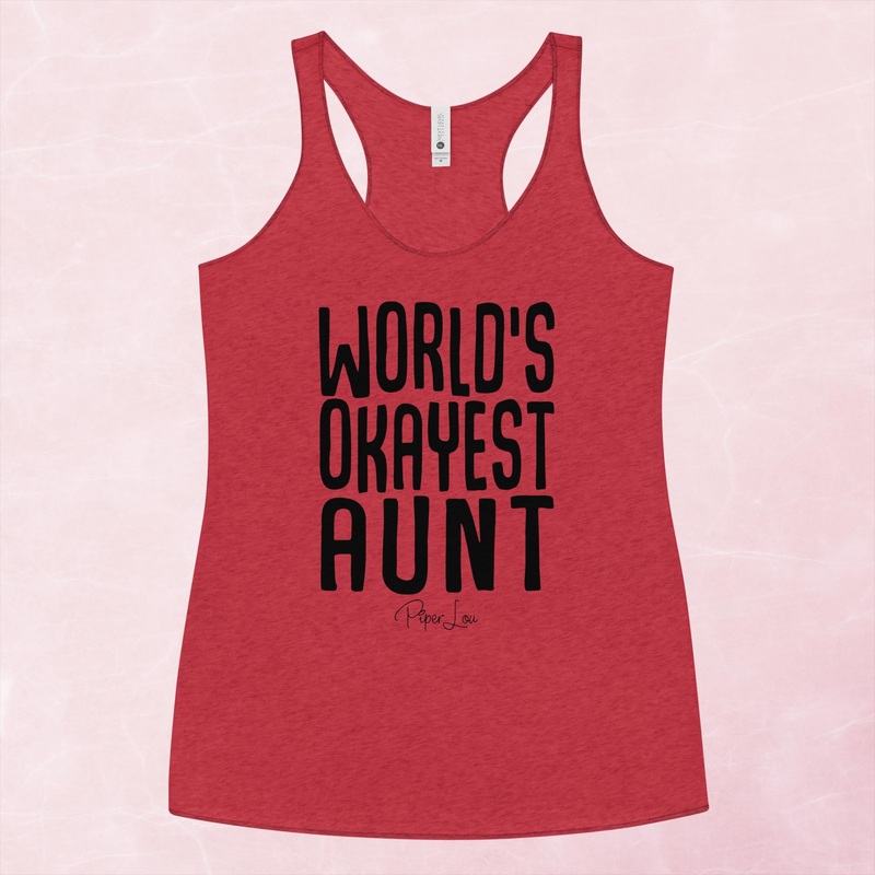 World’s Okayest Aunt Graphic Tank Top