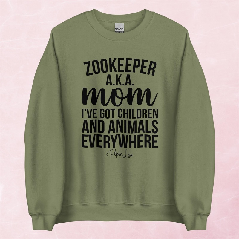 Zookeeper Graphic Crewneck Sweatshirt