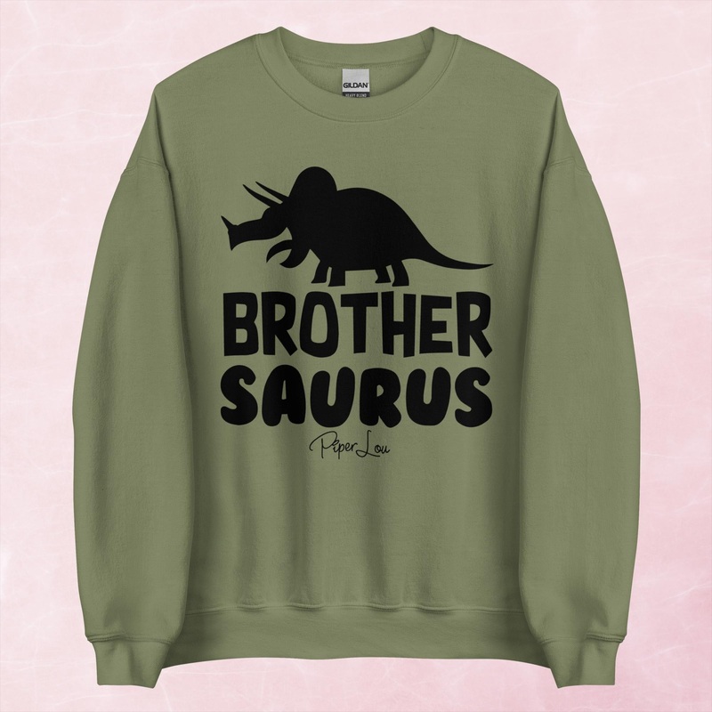 Brother Saurus Graphic Crewneck Sweatshirt