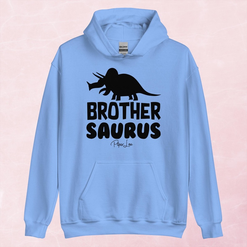 Brother Saurus Graphic Hoodie|Red|Heliconia|Irish Green|Orange|Military Green|Carolina Blue|Gold|Sand|Light Pink|Ash|White|S|M|L|XL|2XL|3XL|4XL|5XL