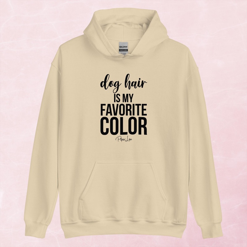 Dog Hair Is My Favorite Color Graphic Hoodie