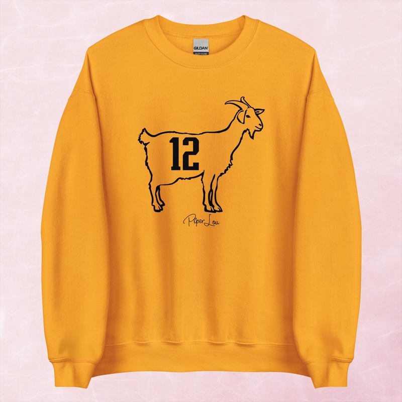 Goat 12 Graphic Crewneck Sweatshirt