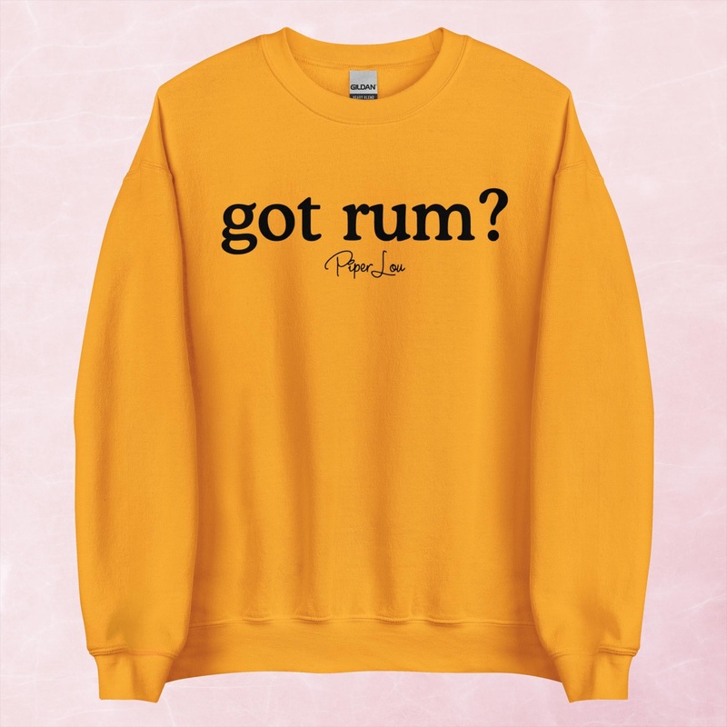 Got Rum? Graphic Crewneck Sweatshirt