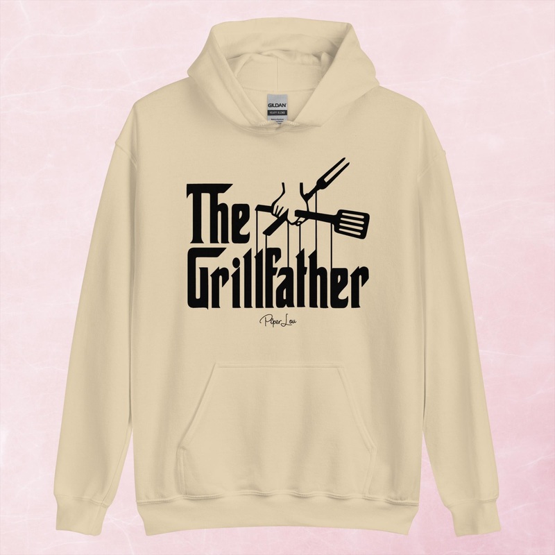 Grill Father Graphic Hoodie|Red|Heliconia|Irish Green|Orange|Military Green|Carolina Blue|Gold|Sand|Light Pink|Ash|White|S|M|L|XL|2XL|3XL|4XL|5XL