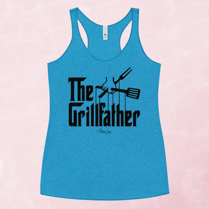 Grill Father Graphic Tank Top|Purple Rush|Vintage Red|Vintage Turquoise|Heather White|XS|S|M|L|XL