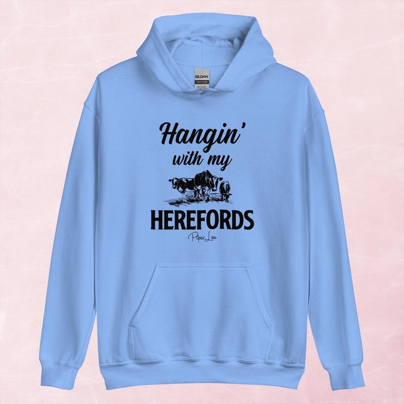 Hangin’ With My Herefords Graphic Hoodie