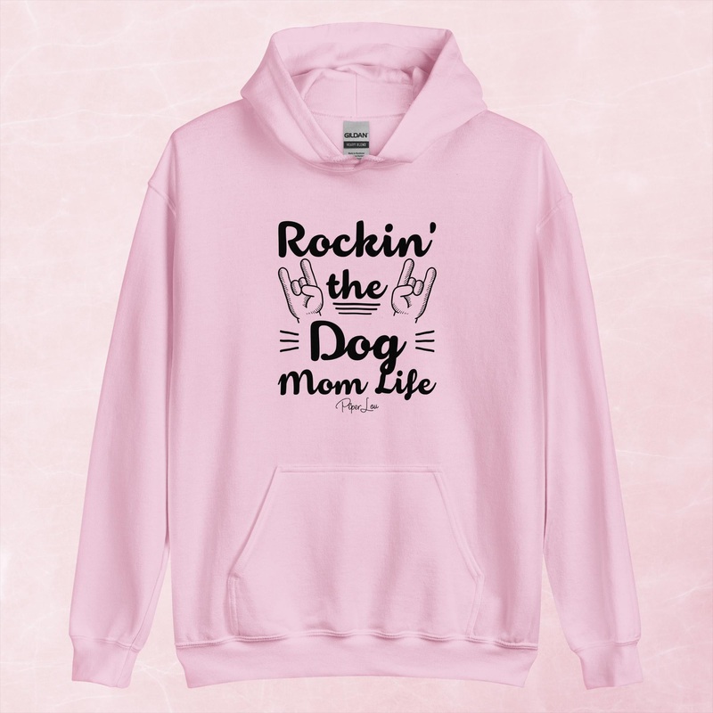 Rockin’ The Dog Mom Life Graphic Hoodie