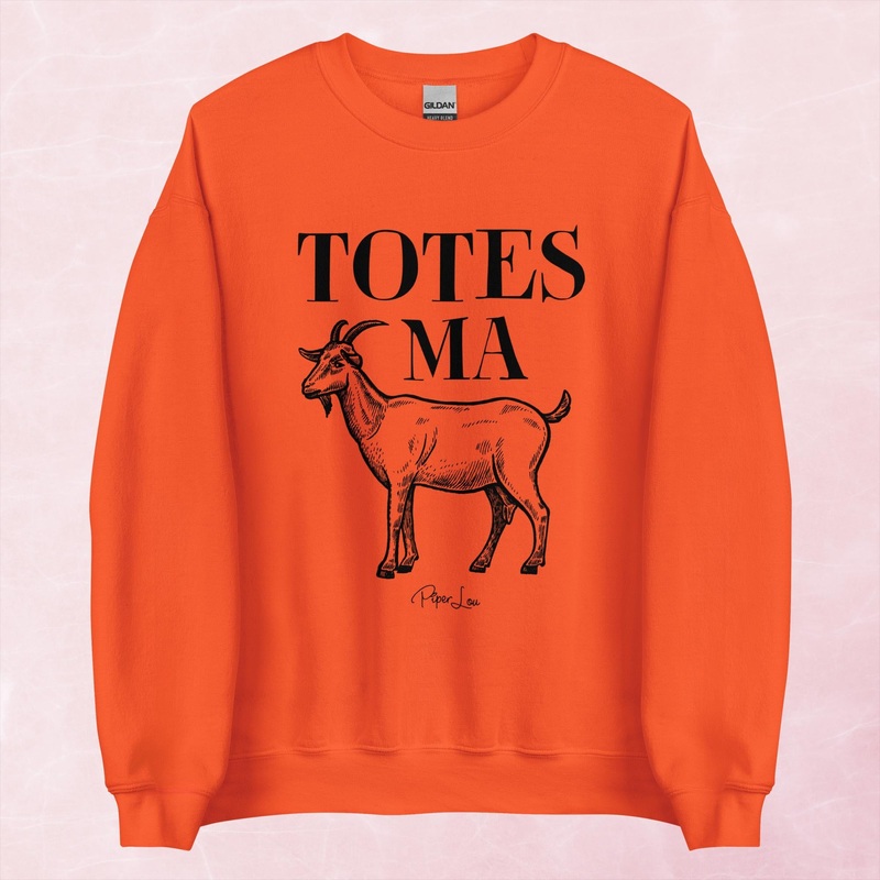 Totes Ma Goats Graphic Crewneck Sweatshirt