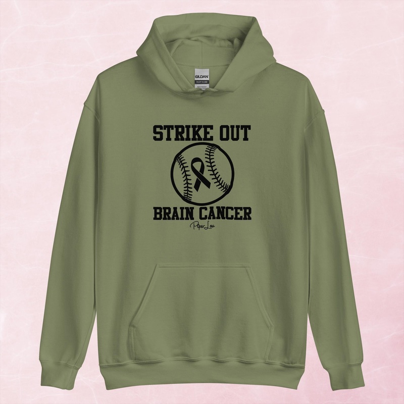 Brain Cancer | Strike Out Graphic Hoodie