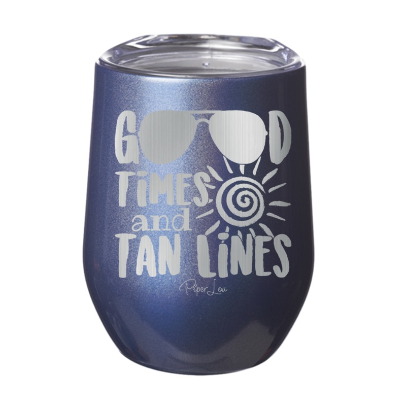 Good Times And Tan Lines 12oz Tumbler