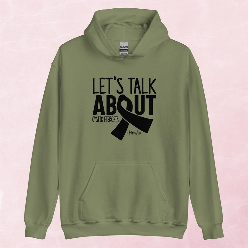 Let’s Talk About Cystic Fibrosis Graphic Hoodie