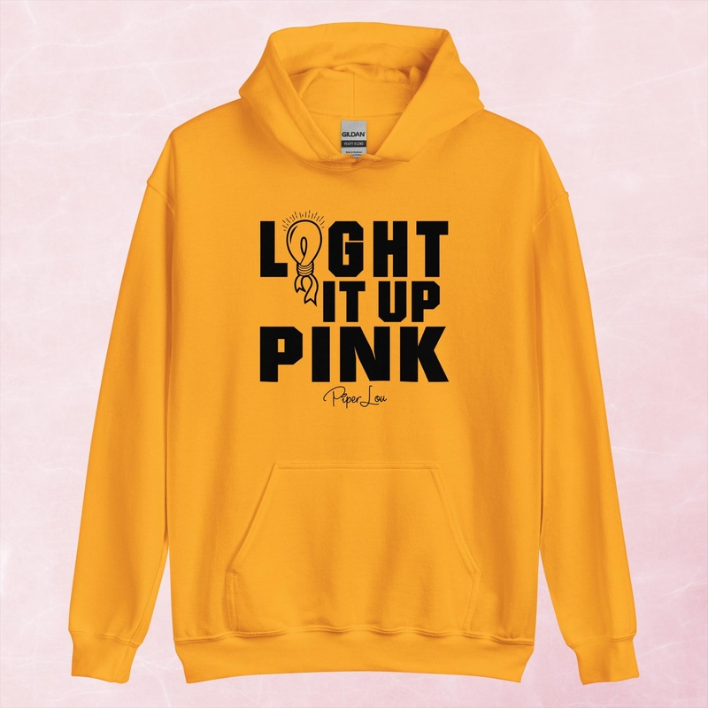 Light It Up Breast Cancer Graphic Hoodie