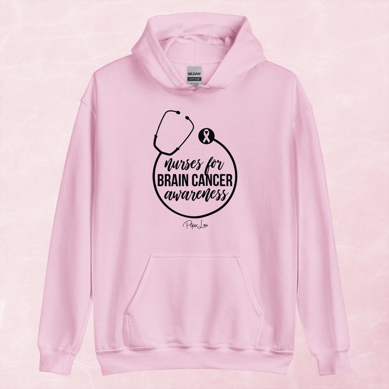Nurses For Brain Cancer Graphic Hoodie