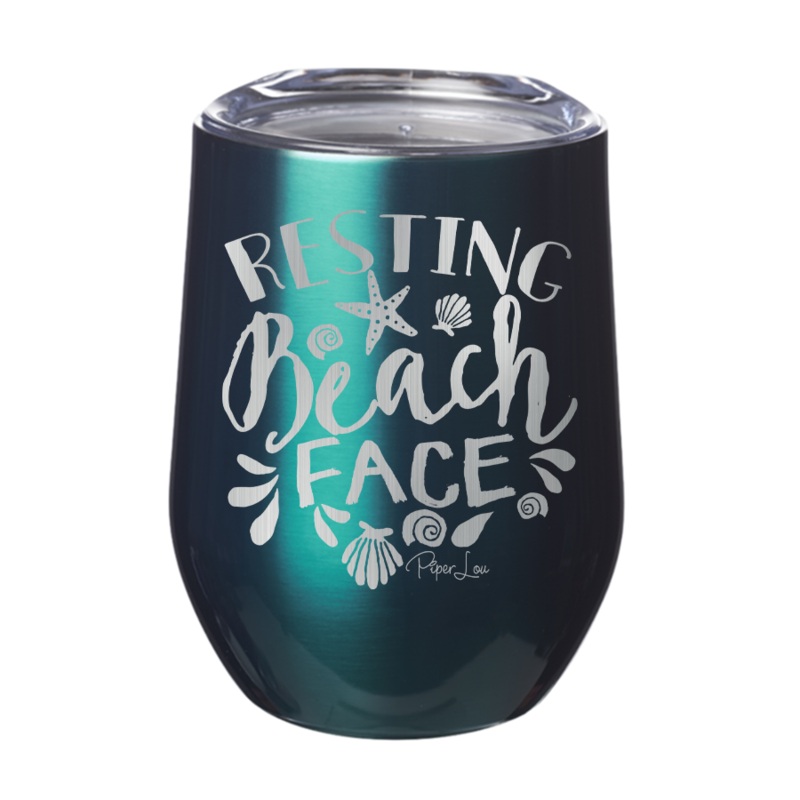 Resting Beach Face 12oz Tumbler