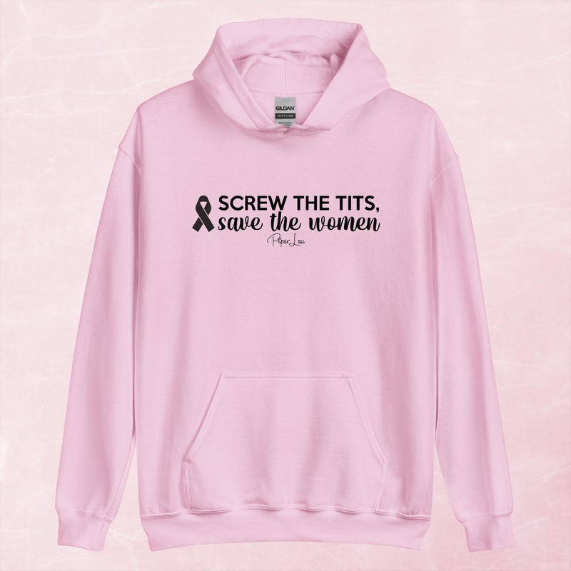 Screw The Tits Save The Women Graphic Hoodie