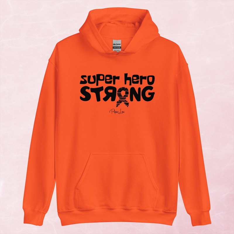 Super Hero Strong Childhood Cancer Graphic Hoodie